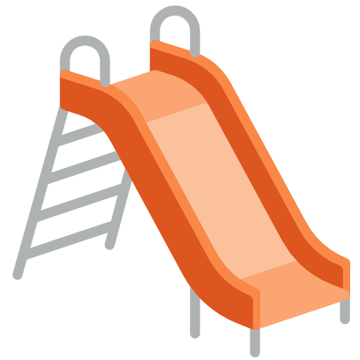 Playground Slide Emoji from Twemoji Emoji Set