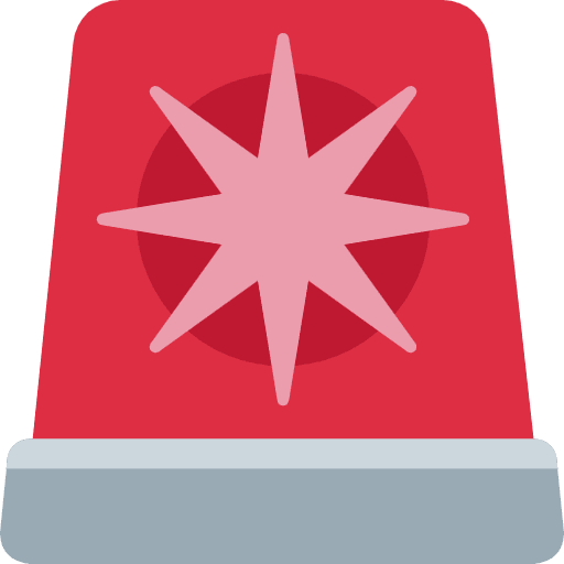 Police Car Light Emoji from Twemoji Set