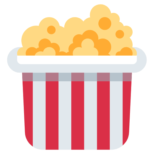 Popcorn Emoji from Twemoji Emoji Set