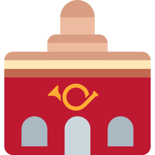 Post Office Element from Twemoji Emoji Set