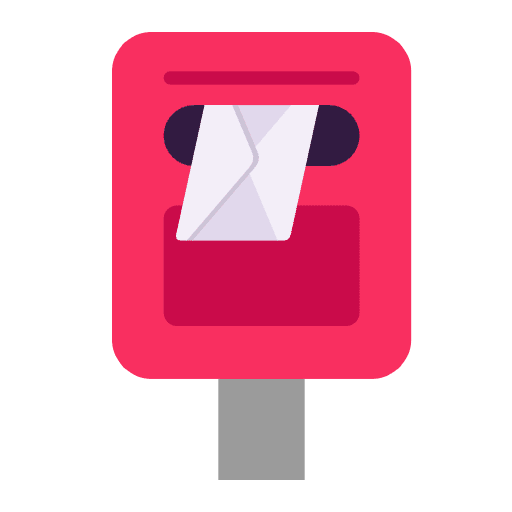 Postbox Flat Emoji from Fluent Emoji Flat Set