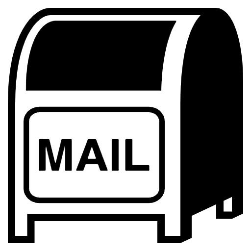Postbox Emoji from EmojiTwo Black Set