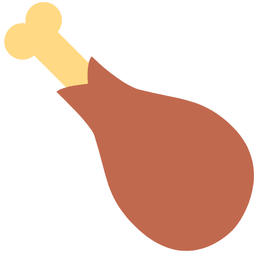 Poultry Leg Emoji from Twemoji Emoji Set