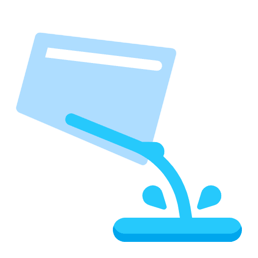 Pouring Liquid Flat Emoji from Fluent Emoji Flat Set
