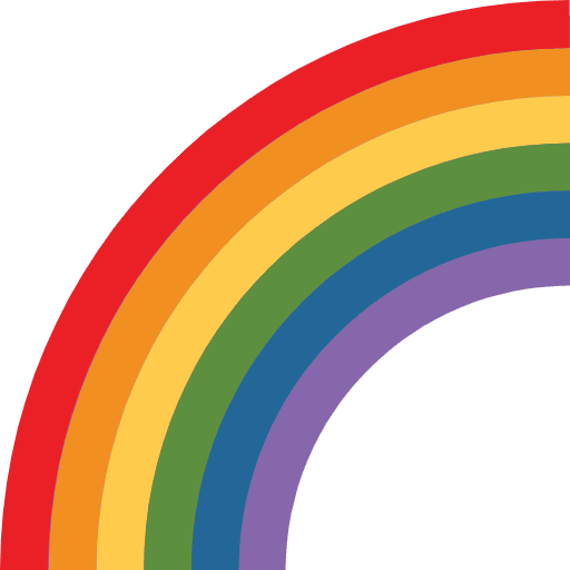 Rainbow Emoji from Twemoji Emoji Set