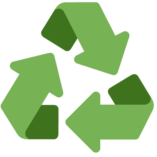 Recycling Symbol Element from Twemoji Emoji Set