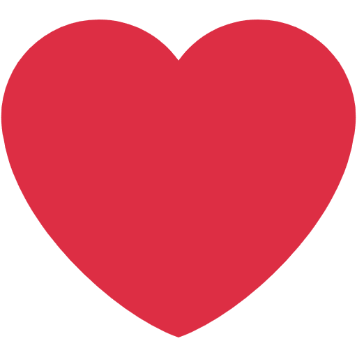 Red Heart Element from Twemoji Emoji Set