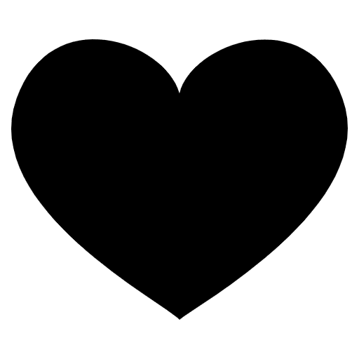 Red Heart Element from EmojiTwo Black Set