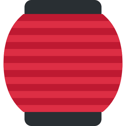 Red Paper Lantern Emoji from Twemoji Emoji Set