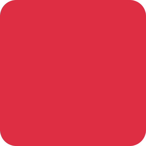 Red Square Element from Twemoji Emoji Set