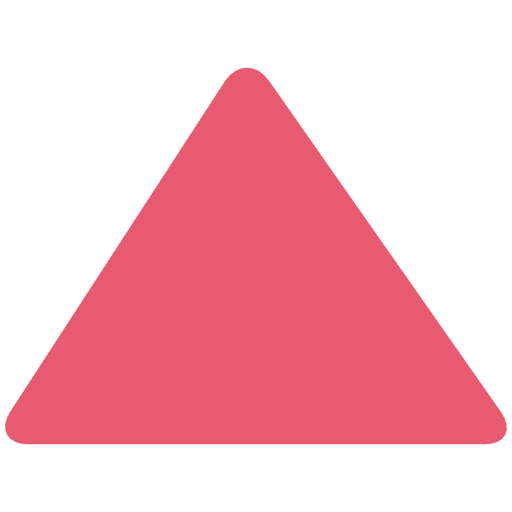 Red Triangle Pointed Up Emoji from Twemoji Emoji Set