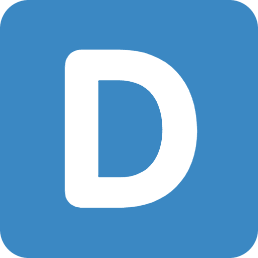 Regional Indicator D Emoji from Twemoji Emoji Set