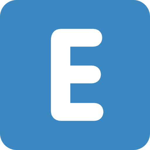 Regional Indicator E Emoji from Twemoji Emoji Set
