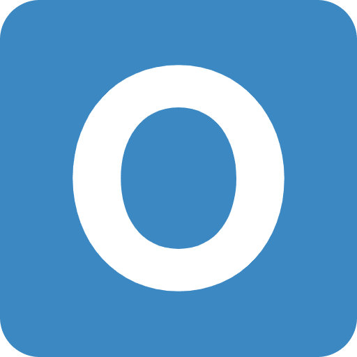 Regional Indicator O Emoji from Twemoji Set