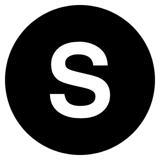 Regional Indicator S Emoji from EmojiTwo Black Set