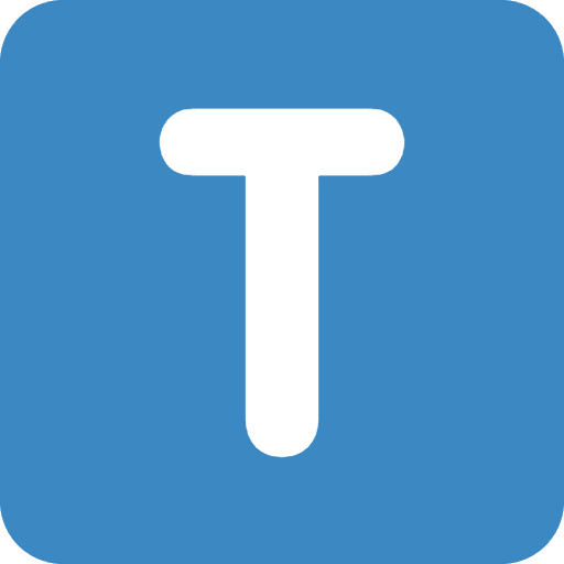 Regional Indicator T Emoji from Twemoji Emoji Set