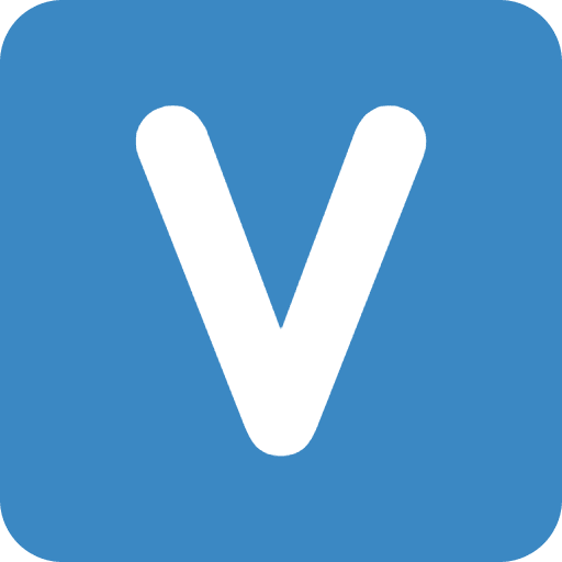 Regional Indicator V Element from Twemoji Emoji Set