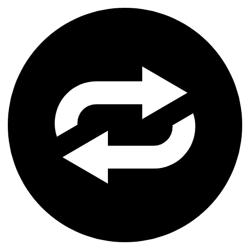 Repeat Button Emoji from EmojiTwo Black Set