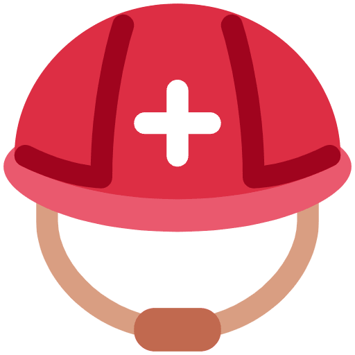 Rescue Worker’s Helmet Emoji from Twemoji Emoji Set