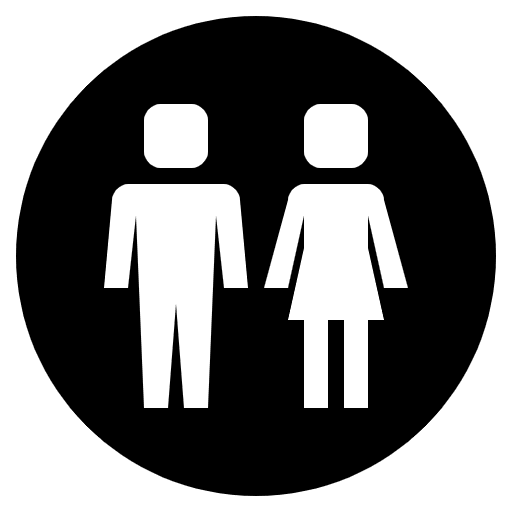 Restroom Emoji from EmojiTwo Black Set
