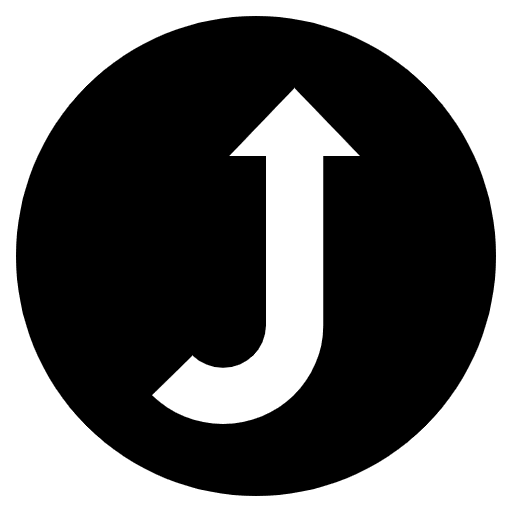 Right Arrow Curving Up Emoji from EmojiTwo Black Set