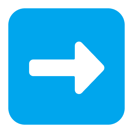 Right Arrow Flat Emoji from Fluent Emoji Flat Set