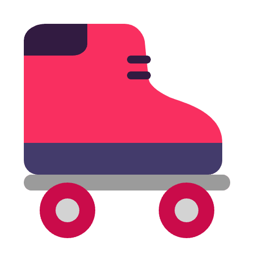 Roller Skate Flat Emoji from Fluent Emoji Flat Set
