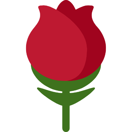 Rose Emoji from Twemoji Emoji Set