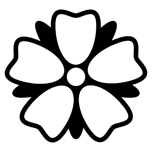Rosette Emoji from EmojiTwo Black Set