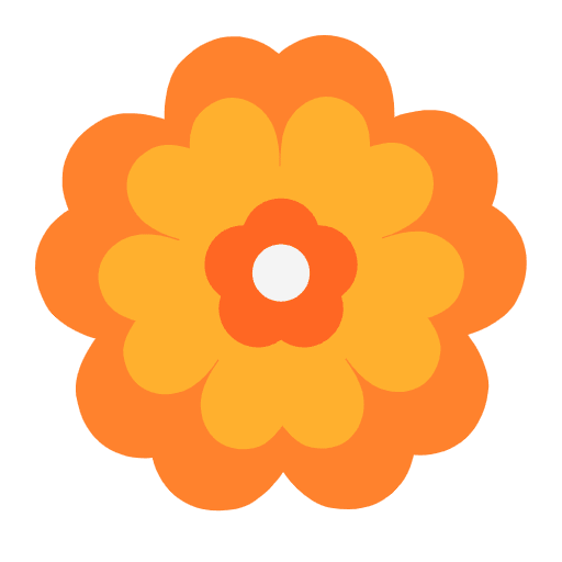 Rosette Flat Emoji from Fluent Emoji Flat Set