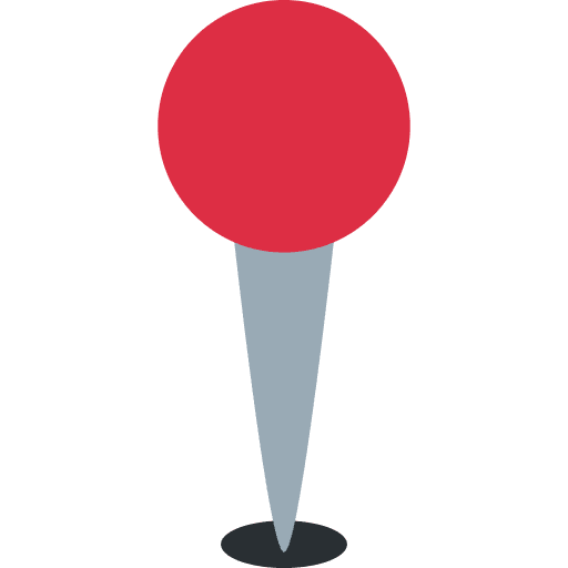 Round Pushpin Emoji from Twemoji Set