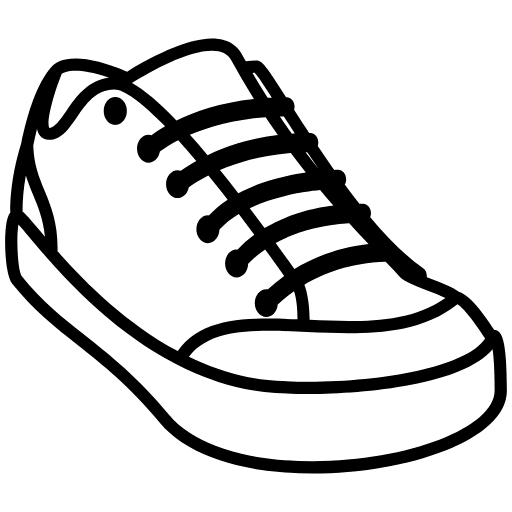 Running Shoe Element from EmojiTwo Black Set