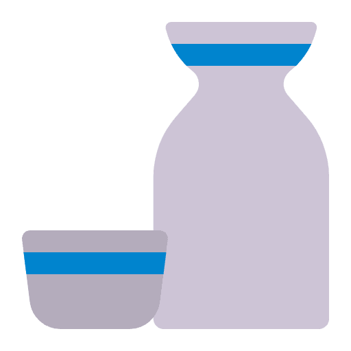 Sake Flat Element from Fluent Emoji Flat Set