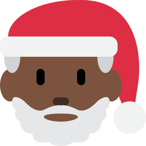 Santa Claus Icon Emoji from Twemoji Set