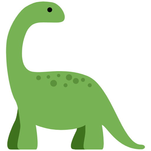 Sauropod Emoji from Twemoji Emoji Set