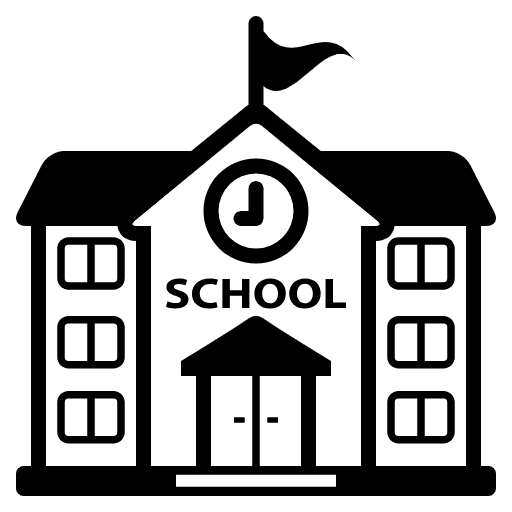 School Emoji from EmojiTwo Black Set