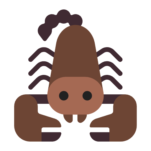 Scorpion Flat Element from Fluent Emoji Flat Set