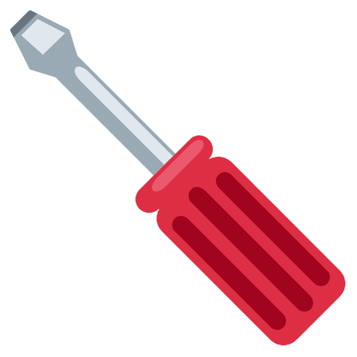 Screwdriver Emoji from Twemoji Emoji Set