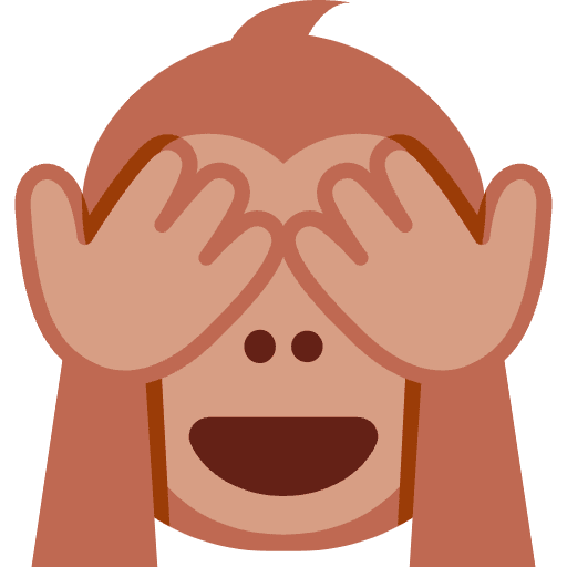 See No Evil Monkey Emoji from Twemoji Set