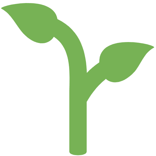 Seedling Emoji from Twemoji Emoji Set