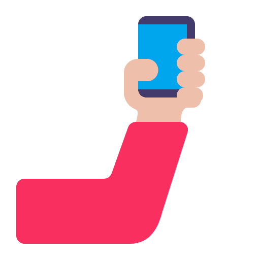 Selfie Flat Medium Light Emoji from Fluent Emoji Flat Set