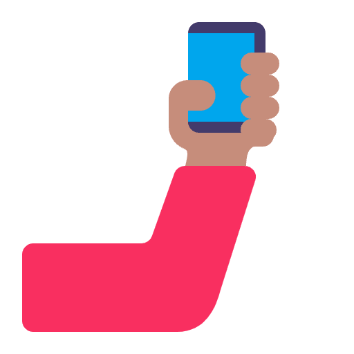 Selfie Flat Medium Emoji from Fluent Emoji Flat Set