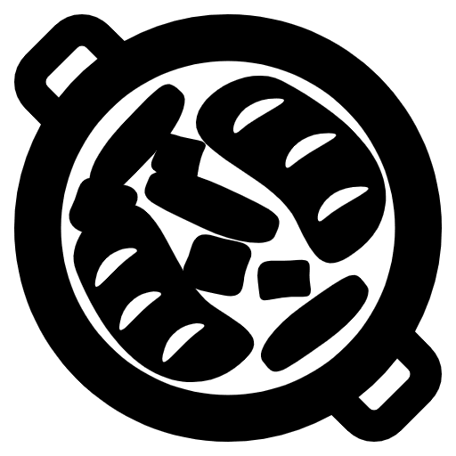 Shallow Pan Of Food Emoji from EmojiTwo Black Set