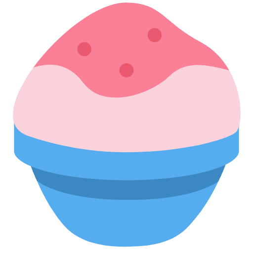 Shaved Ice Emoji from Twemoji Emoji Set
