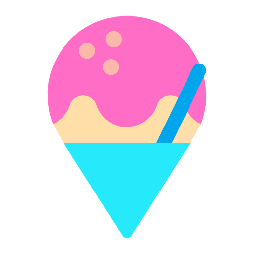 Shaved Ice Flat Emoji from Fluent Emoji Flat Set