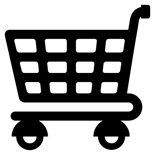 Shopping Cart Emoji from EmojiTwo Black Set