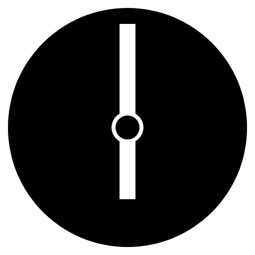 Six O’clock Emoji from EmojiTwo Black Set