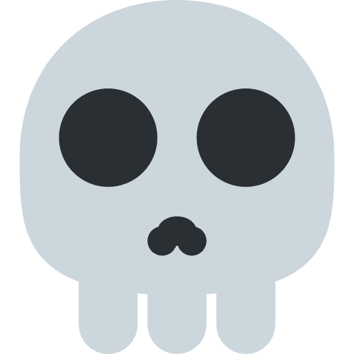 Skull Emoji from Twemoji Set
