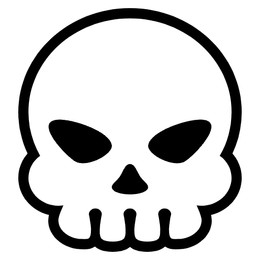 Skull Element from EmojiTwo Black Set