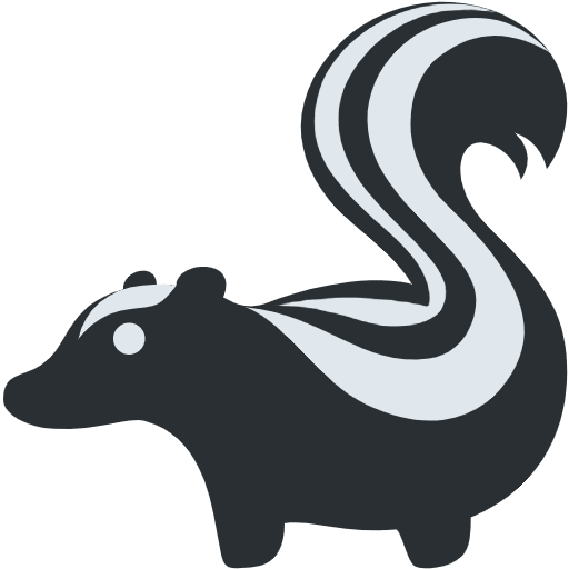 Skunk Emoji from Twemoji Emoji Set